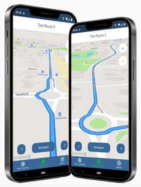 download the  Invercargill driving test routes app